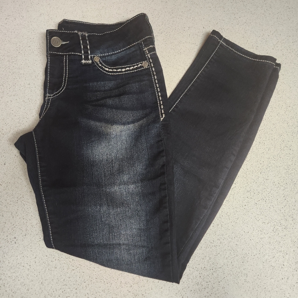 Maurices Dark Blue Jeggings Size Medium Short